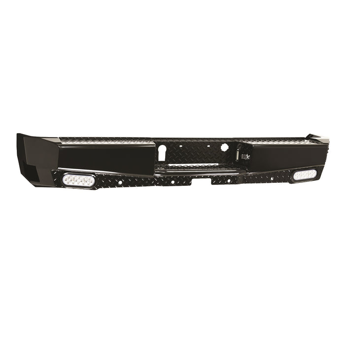 Westin 58-341185 HDX Bandit Rear Bumper; Steel; Black; Incl. Hardware; - Truck Part Superstore