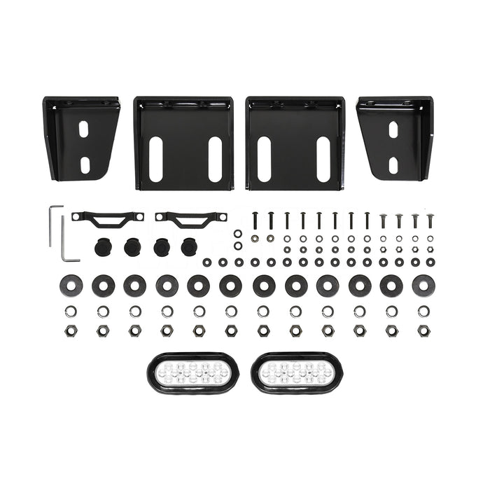 Westin 58-341185 HDX Bandit Rear Bumper; Steel; Black; Incl. Hardware; - Truck Part Superstore