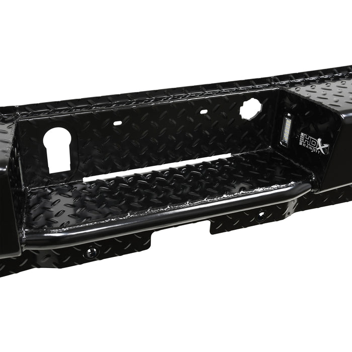 Westin 58-341185 HDX Bandit Rear Bumper; Steel; Black; Incl. Hardware; - Truck Part Superstore