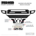 Westin 58-41025 Pro-Mod Front Bumper; Textured Black; - Truck Part Superstore