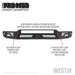 Westin 58-41045 Pro-Mod Front Bumper; Textured Black; - Truck Part Superstore
