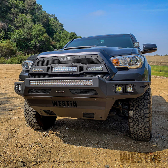 Westin 58-41045 Pro-Mod Front Bumper; Textured Black; - Truck Part Superstore