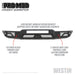 Westin 58-41055 Pro-Mod Front Bumper; Textured Black; - Truck Part Superstore