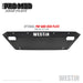 Westin 58-41075 Pro-Mod Front Bumper; Textured Black; - Truck Part Superstore