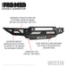 Westin 58-41085 Pro-Mod Front Bumper; Textured Black; - Truck Part Superstore