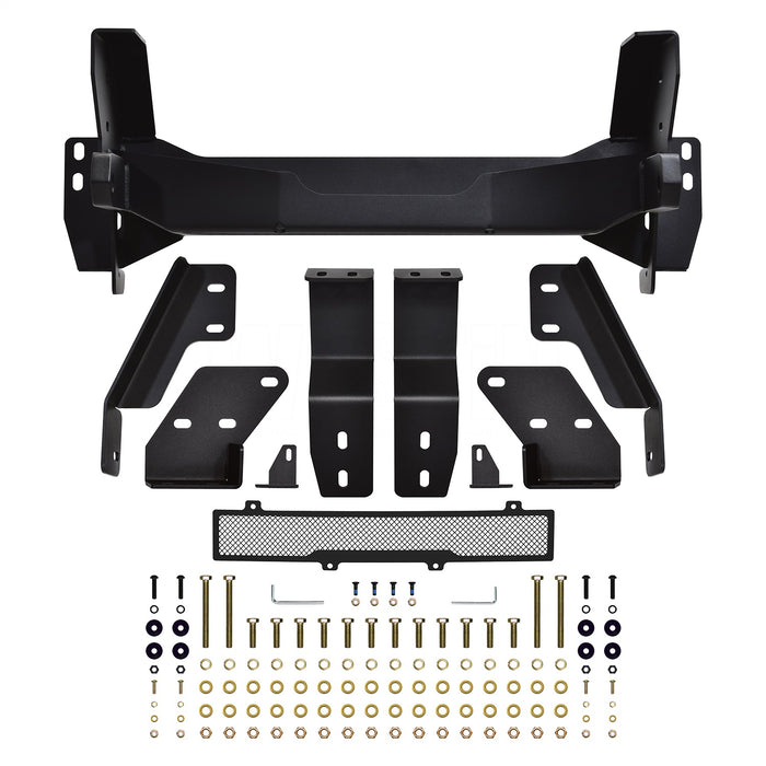 Westin 58-411045 Pro-Series Front Bumper; Black; Steel; - Truck Part Superstore