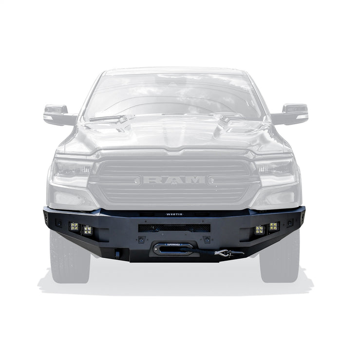 Westin 58-411075 Pro-Series Front Bumper; Textured Black; - Truck Part Superstore
