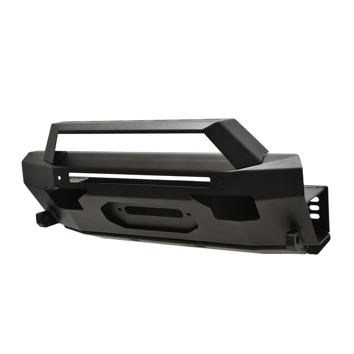 Westin 58-411155ABK Pro-Series Front Bumper; w/Angular Bull Bar; Textured Black; - Truck Part Superstore