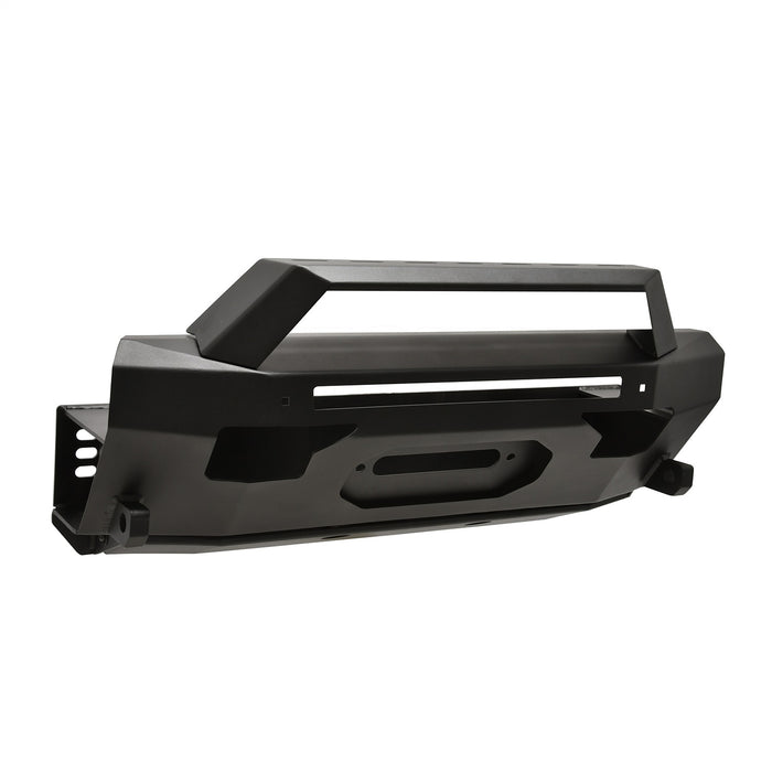Westin 58-411155ABK Pro-Series Front Bumper; w/Angular Bull Bar; Textured Black; - Truck Part Superstore