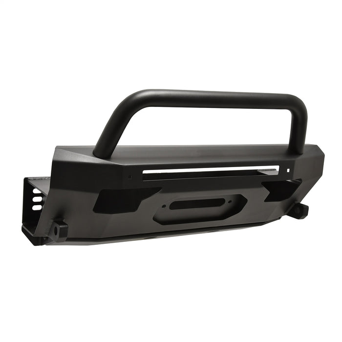 Westin 58-411155RBK Pro-Series Front Bumper; w/Round Bull Bar; Textured Black; - Truck Part Superstore