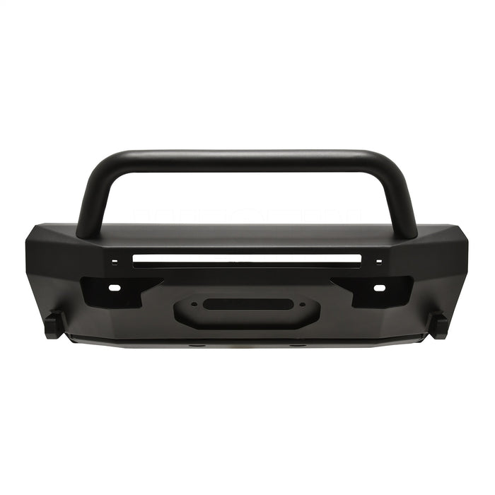 Westin 58-411155RBK Pro-Series Front Bumper; w/Round Bull Bar; Textured Black; - Truck Part Superstore