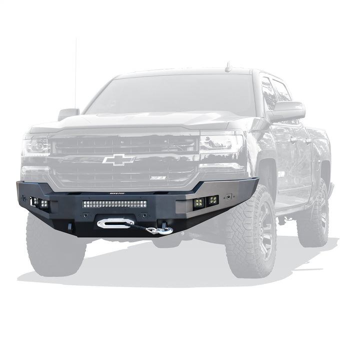Westin 58-411165 Pro-Series Front Bumper; Black; Steel; - Truck Part Superstore