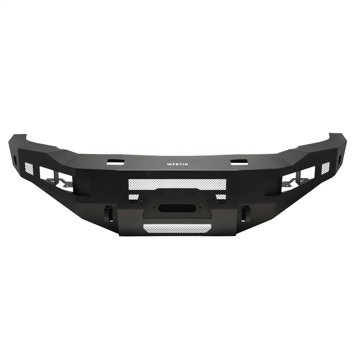 Westin 58-411195 Pro-Series Front Bumper; Black; Steel; - Truck Part Superstore