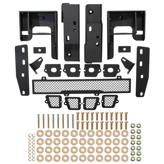 Westin 58-411215 Pro-Series Front Bumper; Black; Steel; - Truck Part Superstore