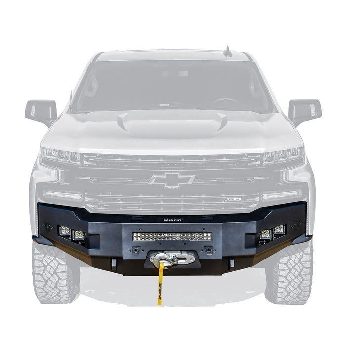 Westin 58-411215 Pro-Series Front Bumper; Black; Steel; - Truck Part Superstore