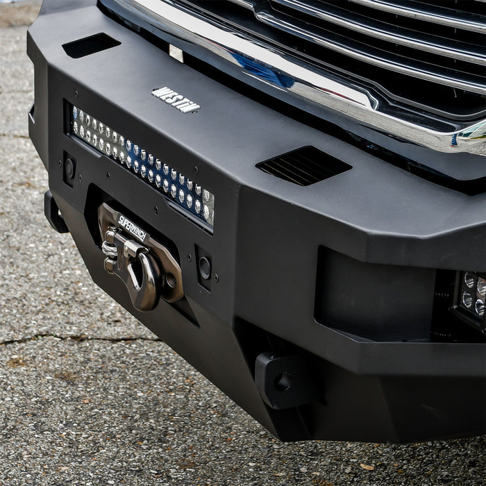 Westin 58-411235 Pro-Series Front Bumper; Black; Steel; - Truck Part Superstore