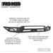Westin 58-41165 Pro-Mod Front Bumper; Textured Black; - Truck Part Superstore