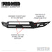 Westin 58-41175 Pro-Mod Front Bumper; Textured Black; - Truck Part Superstore