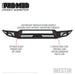 Westin 58-41175 Pro-Mod Front Bumper; Textured Black; - Truck Part Superstore
