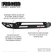 Westin 58-41195 Pro-Mod Front Bumper; Textured Black; - Truck Part Superstore