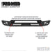 Westin 58-41195 Pro-Mod Front Bumper; Textured Black; - Truck Part Superstore
