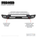 Westin 58-41205 Pro-Mod Front Bumper; Textured Black; - Truck Part Superstore