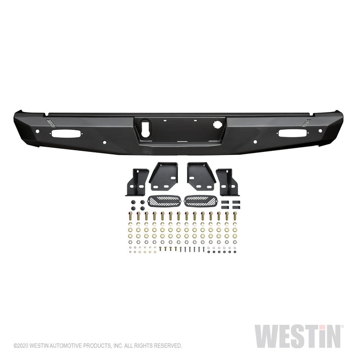 Westin 58-421005 Pro-Series Rear Bumper; Textured Black; - Truck Part Superstore