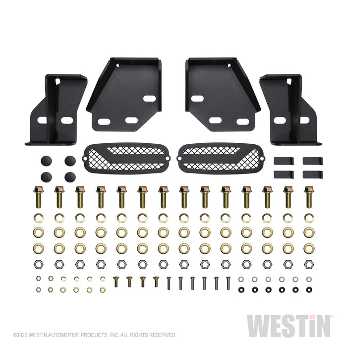 Westin 58-421005 Pro-Series Rear Bumper; Textured Black; - Truck Part Superstore