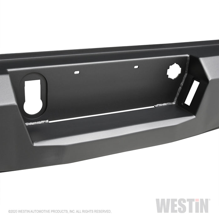 Westin 58-421005 Pro-Series Rear Bumper; Textured Black; - Truck Part Superstore