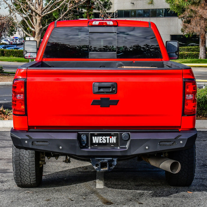 Westin 58-421005 Pro-Series Rear Bumper; Textured Black; - Truck Part Superstore