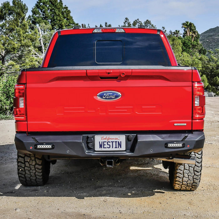 Westin 58-421015 Pro-Series Rear Bumper; Textured Black; - Truck Part Superstore