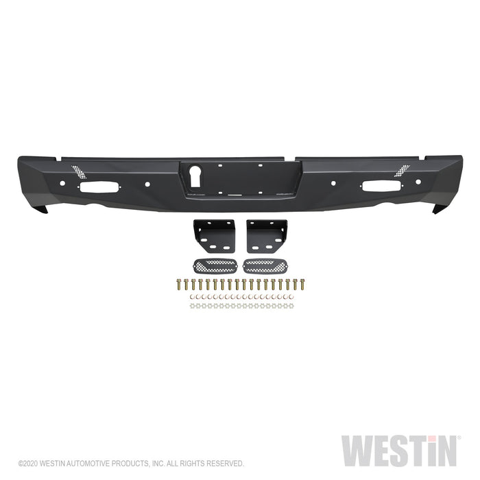 Westin 58-421025 Pro-Series Rear Bumper; Textured Black; - Truck Part Superstore