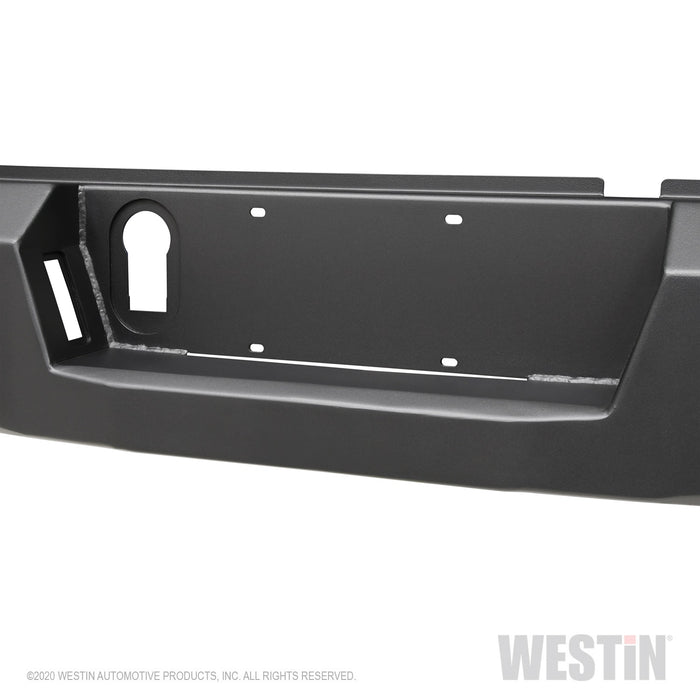 Westin 58-421025 Pro-Series Rear Bumper; Textured Black; - Truck Part Superstore