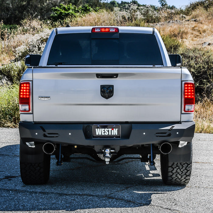 Westin 58-421025 Pro-Series Rear Bumper; Textured Black; - Truck Part Superstore