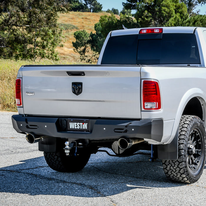Westin 58-421025 Pro-Series Rear Bumper; Textured Black; - Truck Part Superstore