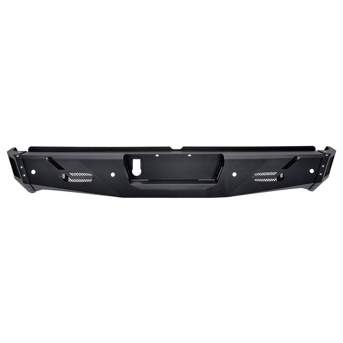 Westin 58-421035 Pro-Series Rear Bumper; Textured Black; Steel; - Truck Part Superstore