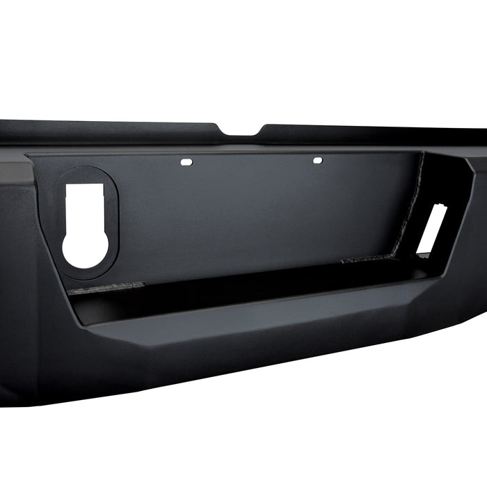 Westin 58-421035 Pro-Series Rear Bumper; Textured Black; Steel; - Truck Part Superstore