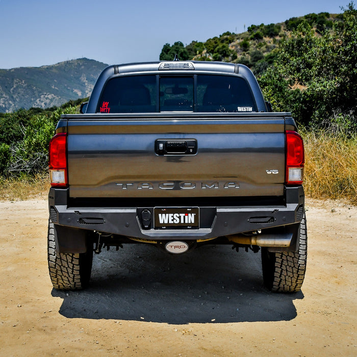 Westin 58-421045 Pro-Series Rear Bumper; Textured Black; - Truck Part Superstore