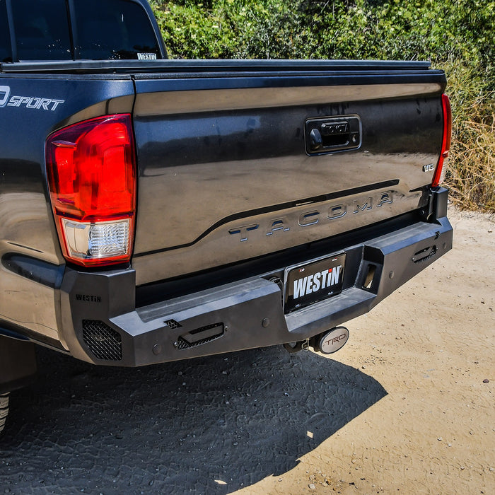 Westin 58-421045 Pro-Series Rear Bumper; Textured Black; - Truck Part Superstore