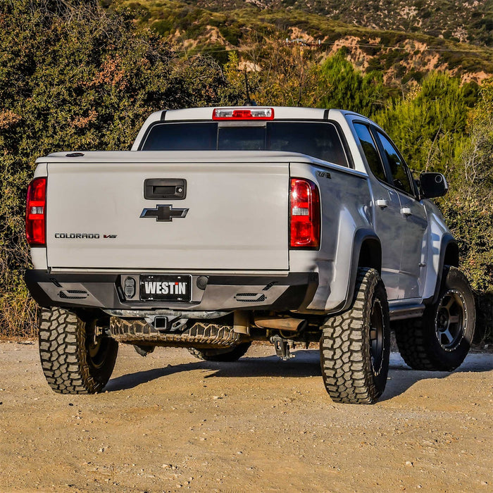 Westin 58-421055 Pro-Series Rear Bumper; Textured Black; - Truck Part Superstore