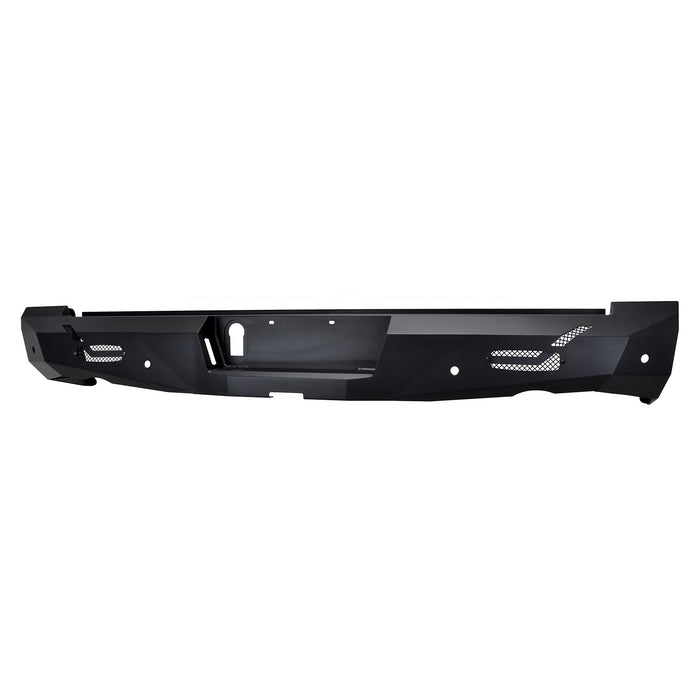 Westin 58-421075 Pro-Series Rear Bumper; Textured Black; Steel; - Truck Part Superstore