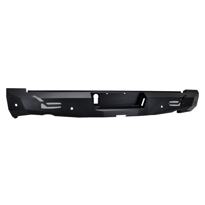 Westin 58-421075 Pro-Series Rear Bumper; Textured Black; Steel; - Truck Part Superstore