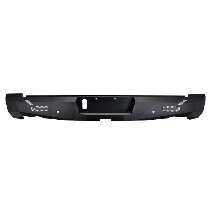 Westin 58-421075 Pro-Series Rear Bumper; Textured Black; Steel; - Truck Part Superstore