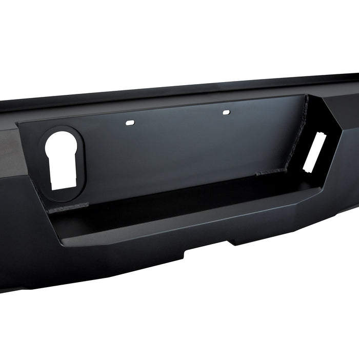 Westin 58-421075 Pro-Series Rear Bumper; Textured Black; Steel; - Truck Part Superstore