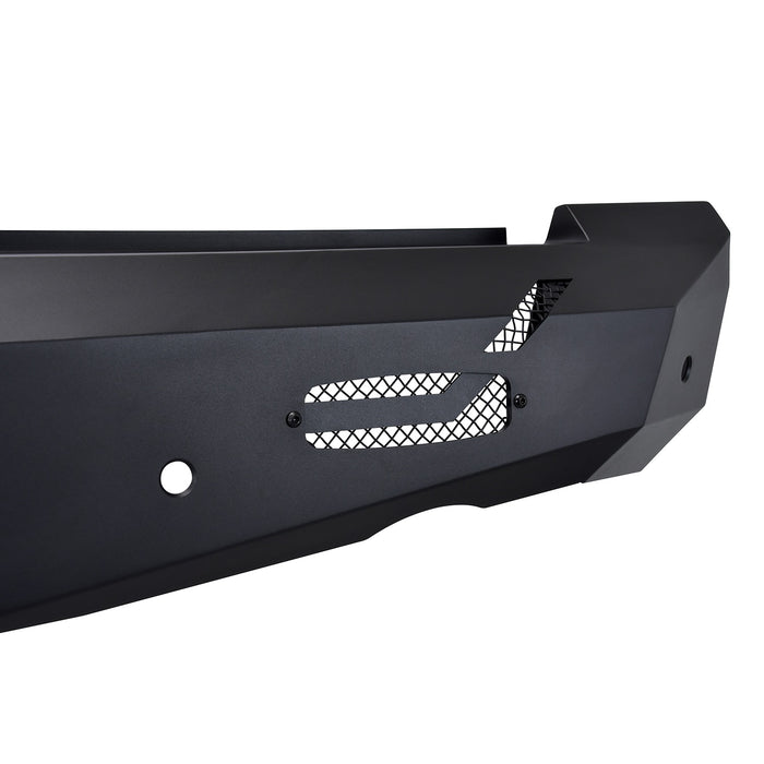 Westin 58-421075 Pro-Series Rear Bumper; Textured Black; Steel; - Truck Part Superstore
