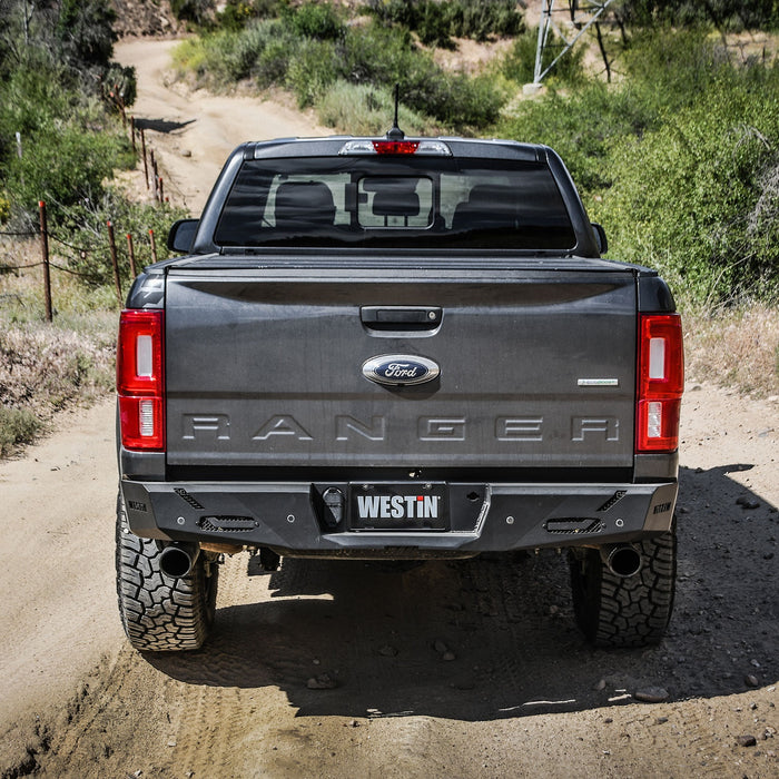 Westin 58-421085 Pro-Series Rear Bumper; Textured Black; - Truck Part Superstore
