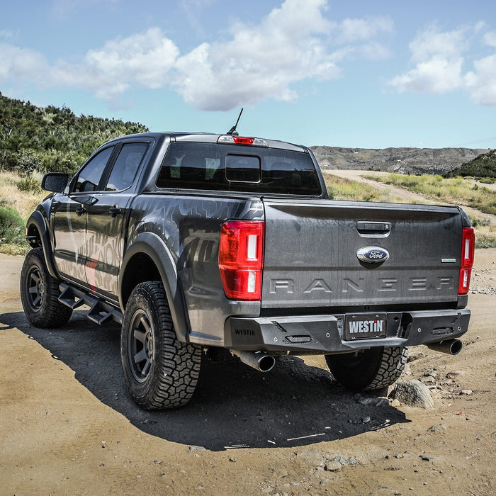 Westin 58-421085 Pro-Series Rear Bumper; Textured Black; - Truck Part Superstore