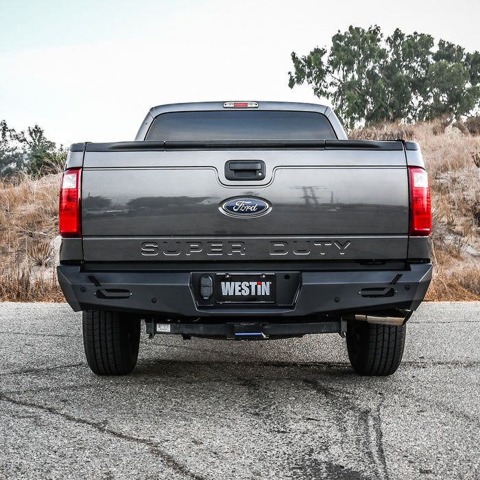 Westin 58-421205 Pro-Series Rear Bumper; Textured Black; - Truck Part Superstore