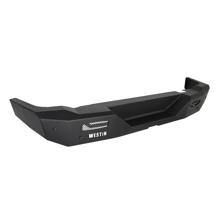 Westin 58-421255 Pro-Series Rear Bumper; Textured Black; Steel; - Truck Part Superstore