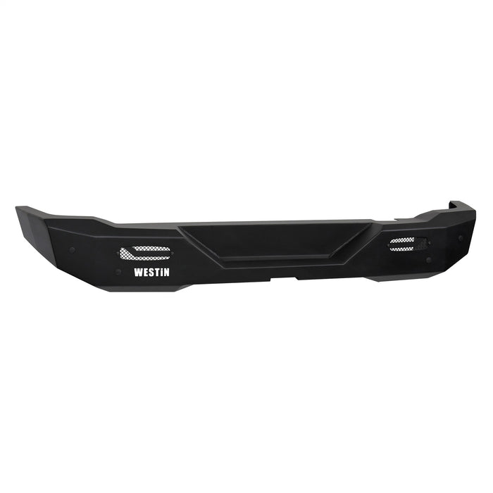 Westin 58-421255 Pro-Series Rear Bumper; Textured Black; Steel; - Truck Part Superstore